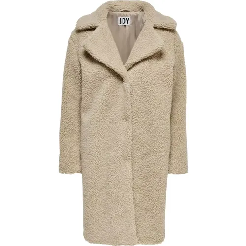 Lapel Collar Long Sleeve Coat , female, Sizes: L - Jacqueline de Yong - Modalova
