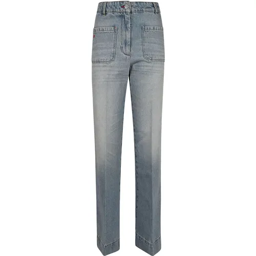 Hellblaue Waschung Alina Jeans , Damen, Größe: W28 - Victoria Beckham - Modalova