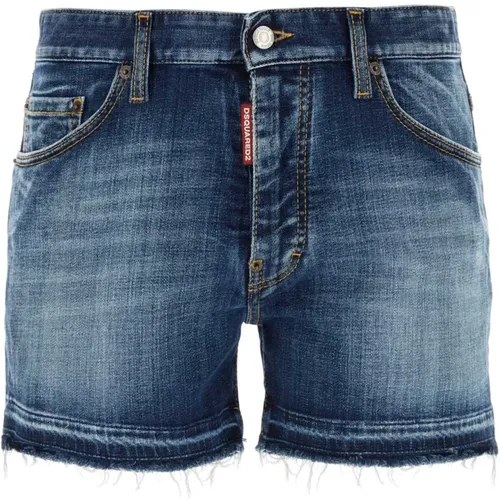 Denim Shorts , Herren, Größe: XL - Dsquared2 - Modalova