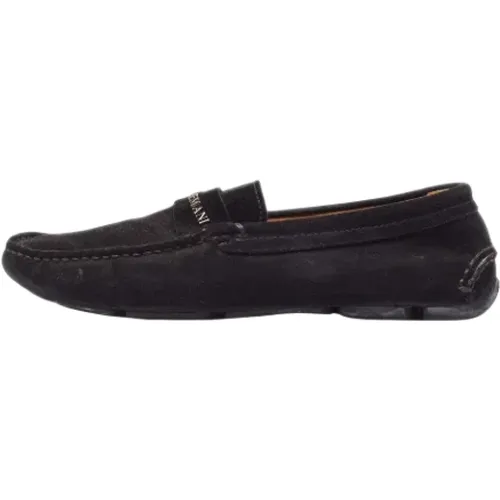 Pre-owned Suede flats , male, Sizes: 6 UK - Armani Pre-owned - Modalova