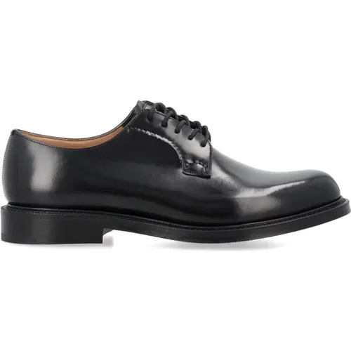 Leather Derby Shoes , male, Sizes: 9 1/2 UK - Church's - Modalova