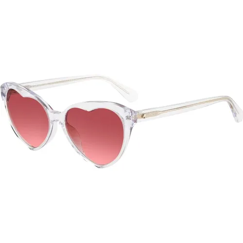 Crystal/Pink Shaded Sunglasses Velma/S , female, Sizes: 57 MM - Kate Spade - Modalova