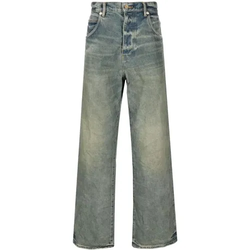 Blaue Jeans mit Stilvollem Design,Vintage Dirty Jeans - Purple Brand - Modalova
