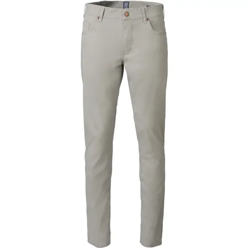 Schmale Chino Hose mit Mikro Struktur,Slim Chino aus Bio-Baumwolle mit Mikrostruktur,Schmale Chino Hose mit Mikrostruktur - Meyer - Modalova