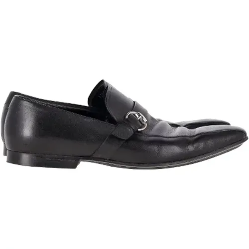 Pre-owned Leather flats , male, Sizes: 8 UK - Gucci Vintage - Modalova