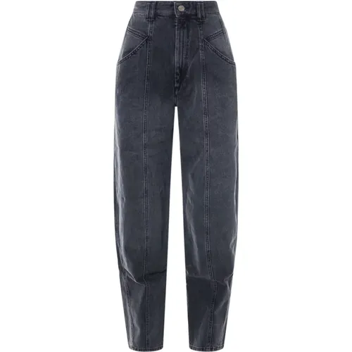 Schwarze Weite Hose , Damen, Größe: S - Isabel marant - Modalova