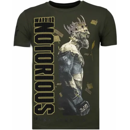 Notorious King Conor T-shirt - Grün - Local Fanatic - Modalova