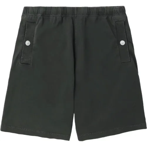 Vintage Baumwoll Bermuda Shorts , Herren, Größe: M - Stone Island - Modalova