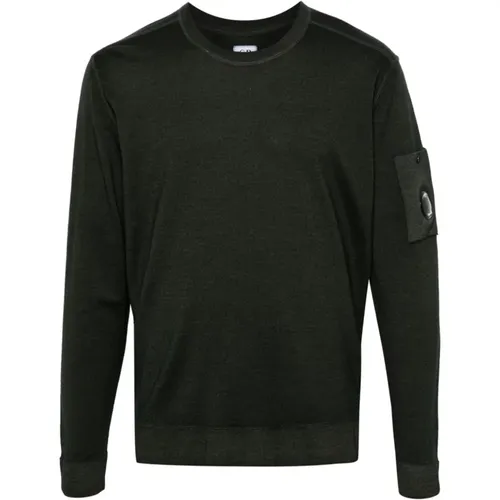 Military Sweater with Patch Pocket , male, Sizes: L, XL, 2XL, M - C.P. Company - Modalova