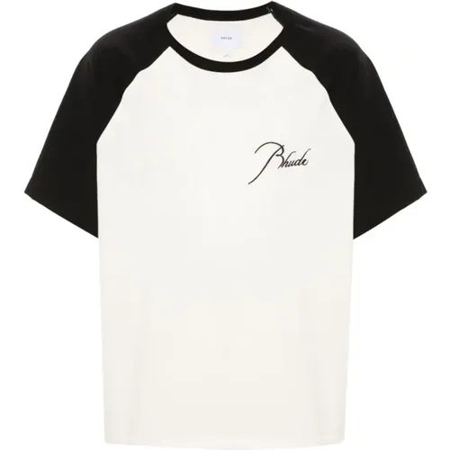 Vintage Black Raglan Tee Rhude - Rhude - Modalova