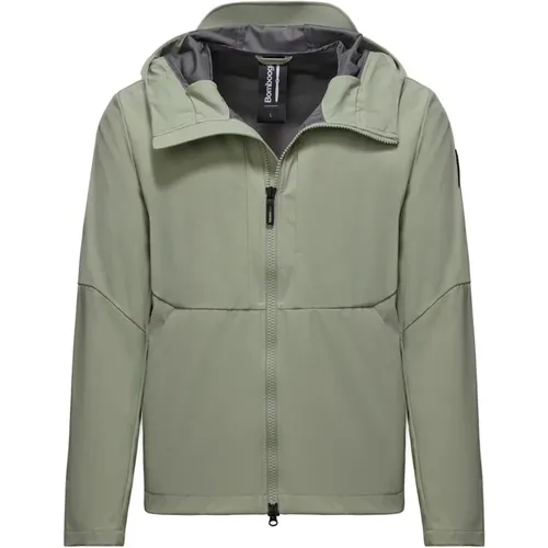 Unlined Rain Jacket -Tokyo Techno Jacket , male, Sizes: L, 2XL, S, XL, M, 3XL - BomBoogie - Modalova