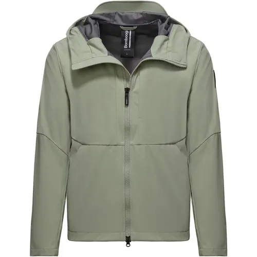 Unlined Rain Jacket -Tokyo Techno Jacket , male, Sizes: L, 2XL, XL, M, 3XL - BomBoogie - Modalova