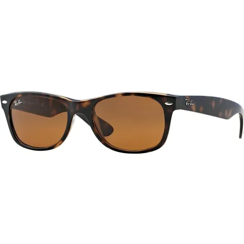 New Wayfarer Sonnenbrille Braun Havana , Herren, Größe: 55 MM - Ray-Ban - Modalova