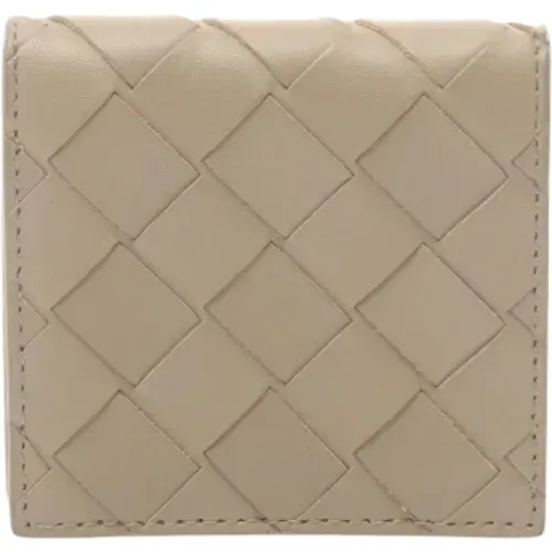 Pre-owned Leather wallets , female, Sizes: ONE SIZE - Bottega Veneta Vintage - Modalova