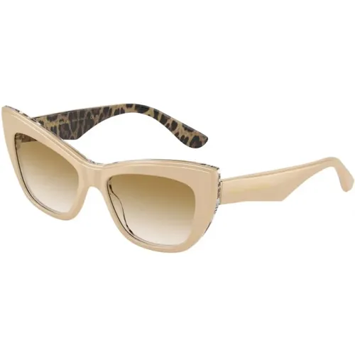 Stylische Sonnenbrille für modebewusste Frauen , Damen, Größe: 54 MM - Dolce & Gabbana - Modalova