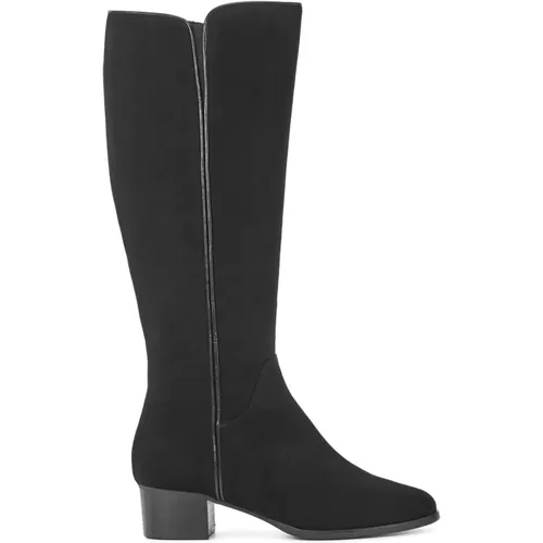 Schwarze Stiefel , Damen, Größe: 38 1/2 EU - Nalini - Modalova