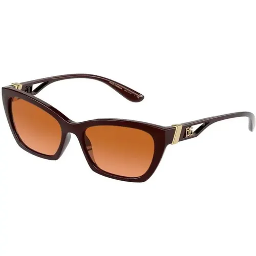 Erhöhen Sie Ihren Stil mit braunen Sonnenbrillen - Dolce & Gabbana - Modalova