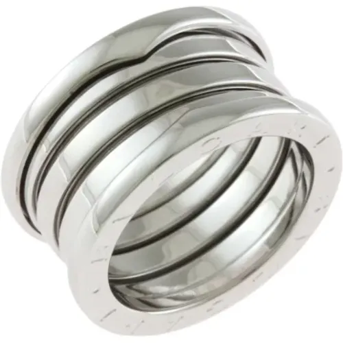 Pre-owned White Gold rings , female, Sizes: ONE SIZE - Bvlgari Vintage - Modalova