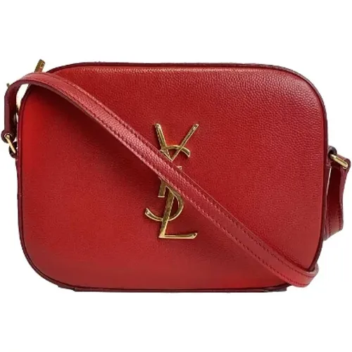 Pre-owned Leather shoulder-bags , female, Sizes: ONE SIZE - Yves Saint Laurent Vintage - Modalova