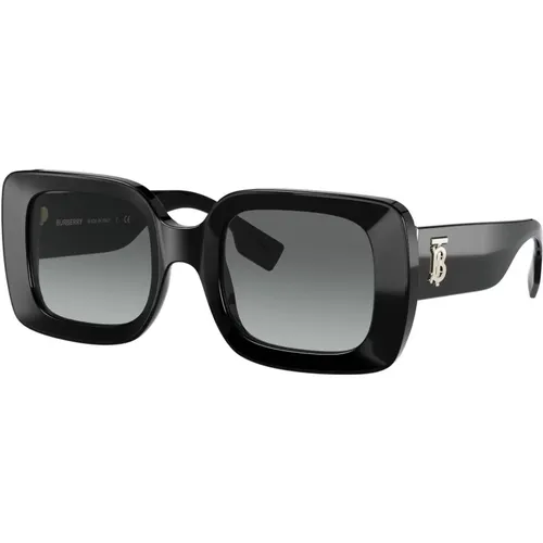 Delilah Sunglasses /Grey Shaded , female, Sizes: 51 MM - Burberry - Modalova
