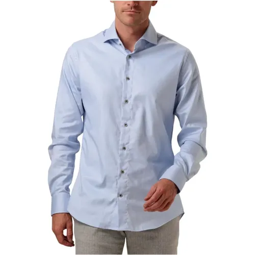 Hellblaues Cutaway-Hemd für Herren , Herren, Größe: 4XL - Profuomo - Modalova