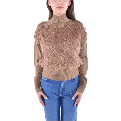 Goccia Wool Blend Crewneck Sweater , female, Sizes: M - Max Mara Studio - Modalova
