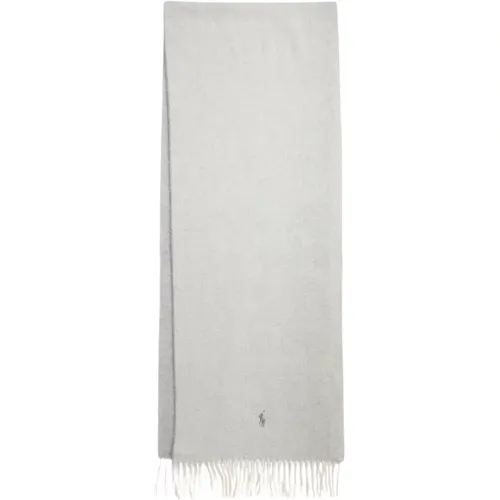 Creme Doppelseitiger Schal , Damen, Größe: ONE Size - Polo Ralph Lauren - Modalova