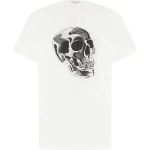 Lässiges Baumwoll T-Shirt , Herren, Größe: L - alexander mcqueen - Modalova