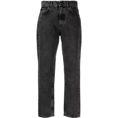 Jeans schwarz , Damen, Größe: W34 - Amish - Modalova