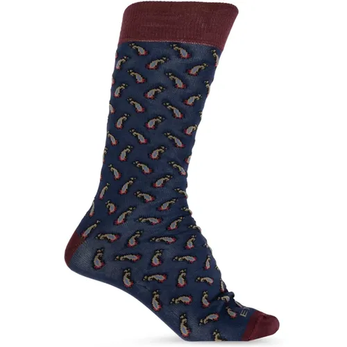 Gemusterte Socken , Herren, Größe: S - ETRO - Modalova