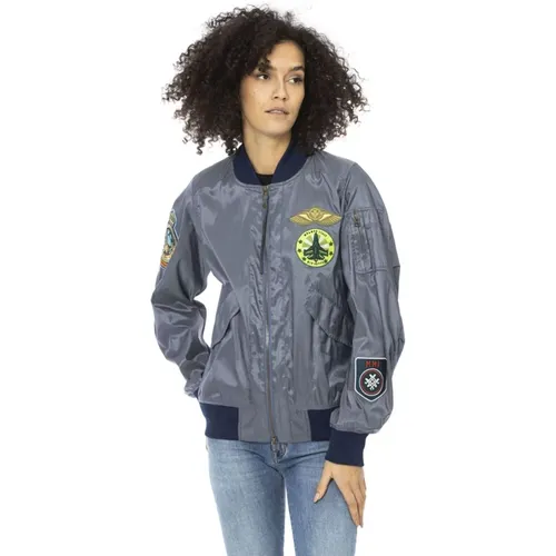 Kurze Bomberjacke mit Aviator-Details , Damen, Größe: XS - Mr&Mrs Italy - Modalova