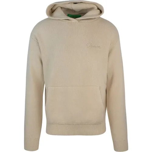 Boxy Fit Hoodie Bestickter Pullover , Herren, Größe: L - GARMENT WORKSHOP - Modalova