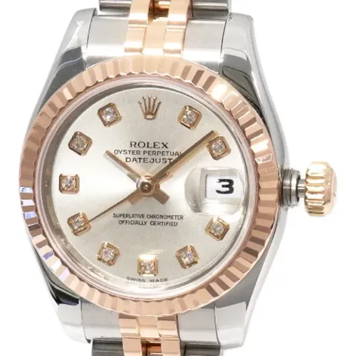 Pre-owned Metal watches , female, Sizes: ONE SIZE - Rolex Vintage - Modalova