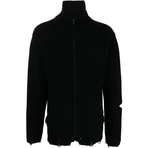 Knitted Jacket , male, Sizes: L, M - A Paper Kid - Modalova