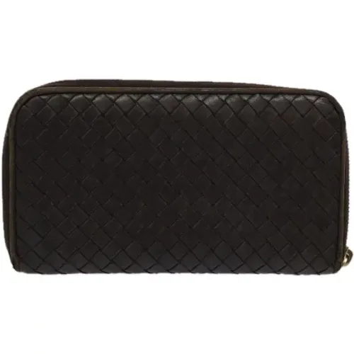 Pre-owned Leather wallets , female, Sizes: ONE SIZE - Bottega Veneta Vintage - Modalova