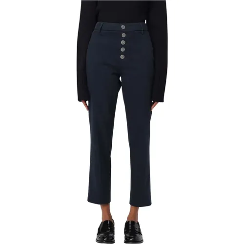 Stretch-Gabardine-Hose , Damen, Größe: W27 - Dondup - Modalova