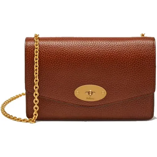 Small Darley Two Tone Oak Leather Bag , female, Sizes: ONE SIZE - Mulberry - Modalova