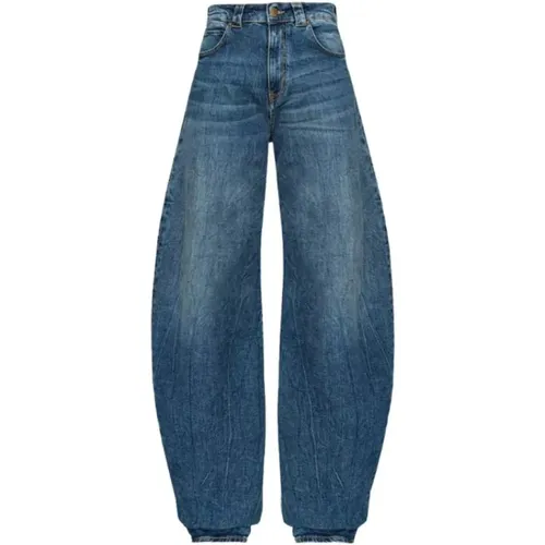 Loose-fit Jeans , Damen, Größe: W26 - pinko - Modalova