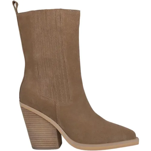 Pointed Toe Leather Ankle Boots , female, Sizes: 9 UK, 7 UK, 2 UK, 8 UK, 4 UK, 5 UK - Alma en Pena - Modalova