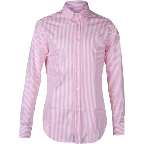 Mens Cotton Regular Fit Shirt, Made in Italy , male, Sizes: M, 3XL, XL, 2XL - Xacus - Modalova