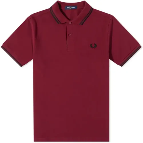 Klassisches Slim Fit Twin Tipped Polo Shirt - Fred Perry - Modalova