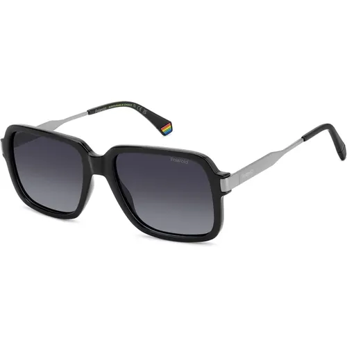 Schwarz/Grau Getönte Sonnenbrille - Polaroid - Modalova