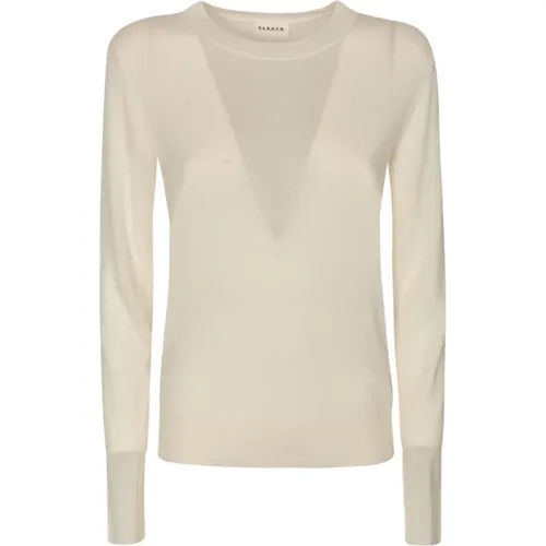 Creme Sweater Maglia , Damen, Größe: XL - P.a.r.o.s.h. - Modalova
