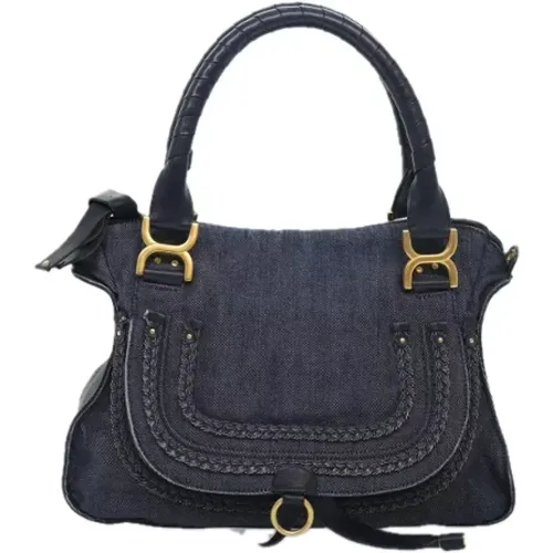 Pre-owned Denim handtaschen , Damen, Größe: ONE Size - Chloé Pre-owned - Modalova