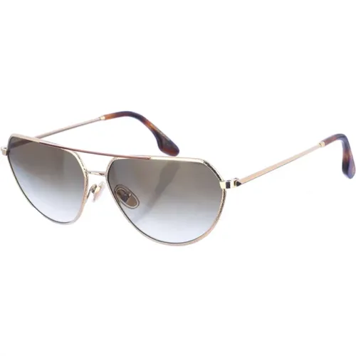 Rechteckige Sonnenbrille mit Metallrahmen - Victoria Beckham - Modalova