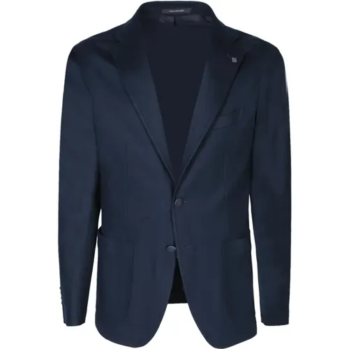 Cotton Blazer Jacket , male, Sizes: L, M - Tagliatore - Modalova