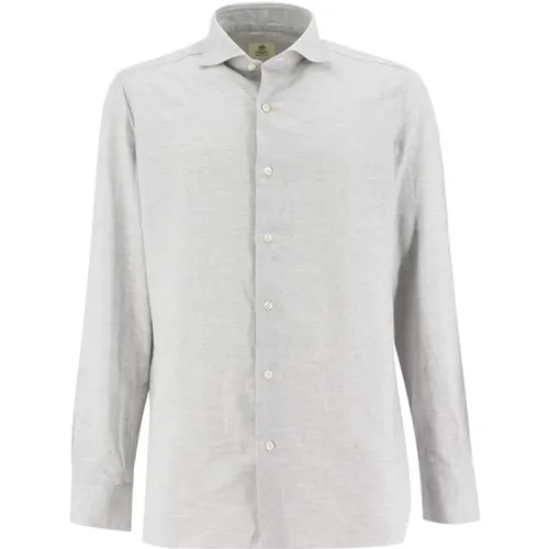 Casual Shirts , Herren, Größe: M - Borrelli - Modalova