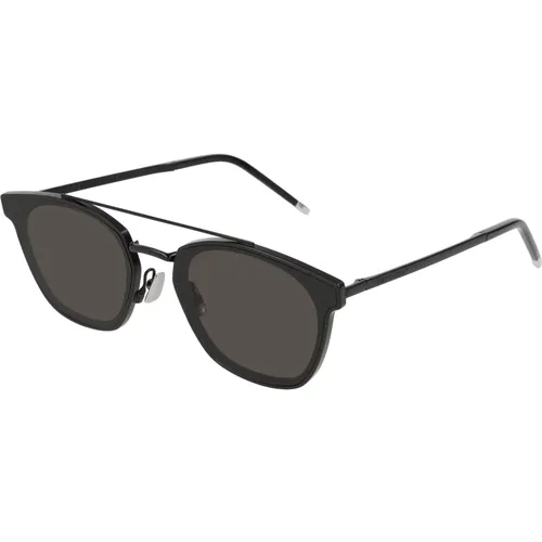 Metal Sunglasses SL 28 Style , male, Sizes: 61 MM - Saint Laurent - Modalova