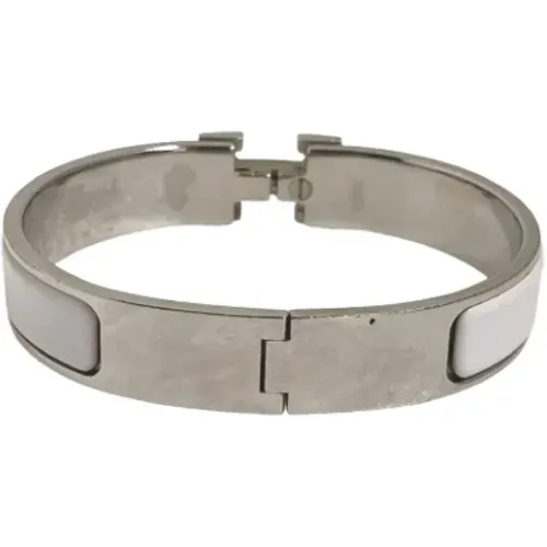 Pre-owned Silver bracelets , female, Sizes: ONE SIZE - Hermès Vintage - Modalova