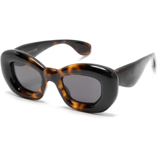 Lw40117I 52A Sunglasses , male, Sizes: 47 MM - Loewe - Modalova